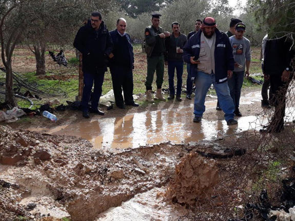 بالصور .. ضبط سرقات مياه ضخمة في اللبن والمفرق