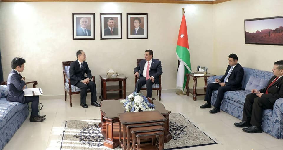 الطراونة يبحث والسفير الياباني قضايا مشتركة وتعزيز التعاون الثنائي