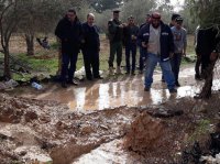 بالصور .. ضبط سرقات مياه ضخمة في اللبن والمفرق