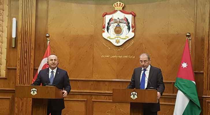 تفاصيل المؤتمر الصحفي للصفدي وأوغلو (فيديو)