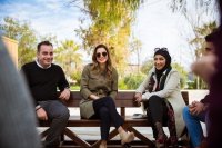 بالصور .. الملكة تزور جرش