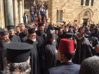 بالصور .. إغلاق كنيسة القيامة احتجاجا على ممارسات الاحتلال