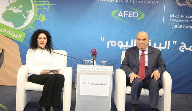 حدادين يستعرض اسباب ازمة نقص المياه في الاردن وكيفية مواجهتها