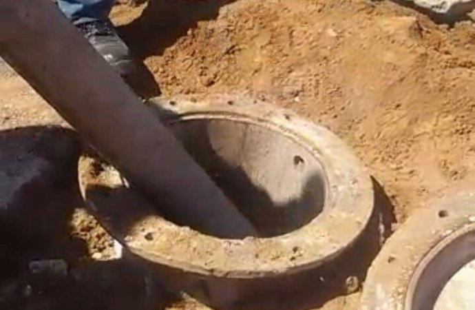 "المياه" تضبط اعتداء جديد في منطقة المناسف بالبادية