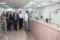 مدير عام الجمارك يزور مركز جمرك بريد العاصمة