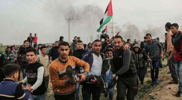 شهيدين في قطاع غزة يرفع عدد شهداء "يوم العودة والأرض" الى 19(صور)