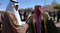 السفير السعودي يقدم واجب العزاء لقبيلة الحويطات بمعان