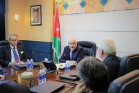المعشر يلتقي وفد رجال اعمال الماني يرافق ميركل