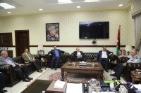البزايعه يلتقي مدير مدينة الملك عبدالله الثاني الصناعية وعدداً من المستثمرين