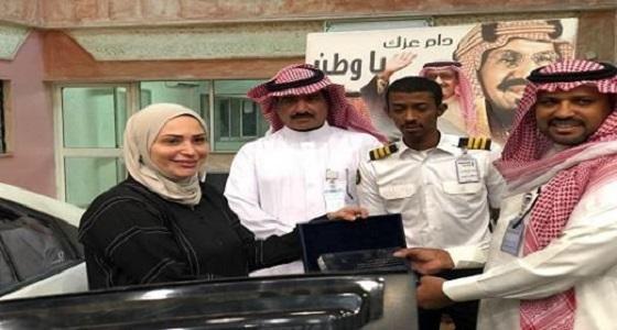 اول اردنية تدخل السعودية بسيارتها