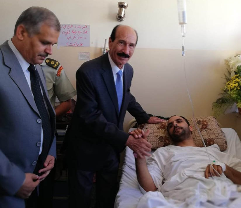 "صحة الأعيان" تعود مصابي الأجهزة الأمنية