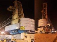 نقل رافعة وزنها 450 طنا من الميناء القديم  في العقبة