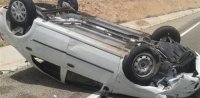 3 اصابات بتدهور مركبة في الزرقاء