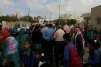 المفرق : أهالي يرفضون ارسال أبنائهم لمدارس ايدون