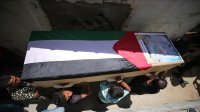 تشييع جثامين 4 فلسطينيين استشهدوا باعتداءات إسرائيلية شرقي غزة