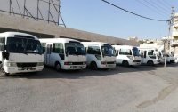 عجلون: إضراب لسائقي باصات الشفا احتجاجا على عمل الخصوصي