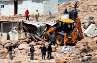 انتهاء مهلة هدم قرية الخان الاحمر من قبل سلطات الاحتلال اليوم