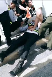 بالفيديو .. توقيف شخص دهس رقيب سير في جبل عمان