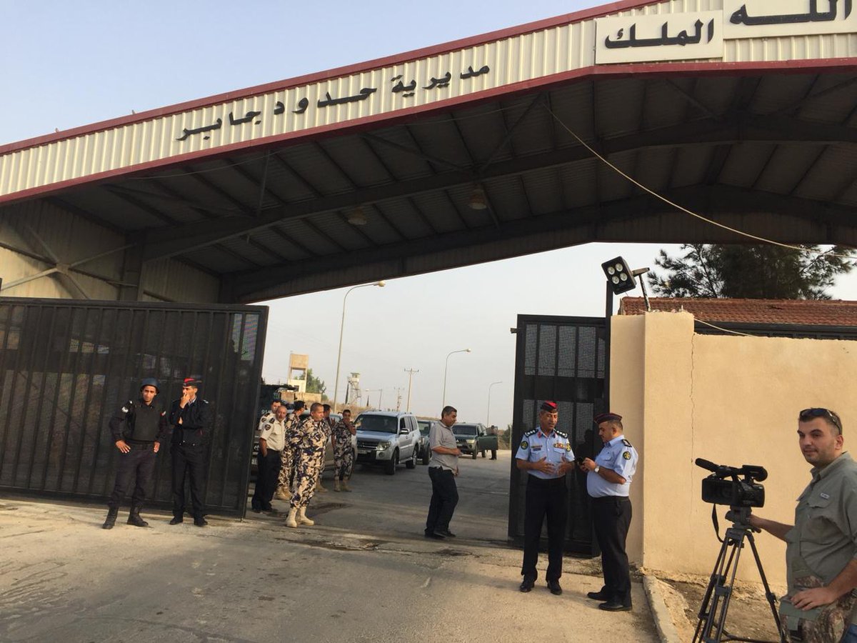 رسميا .. افتتاح معبر جابر نصيب الحدودي ( صور و تفاصيل )