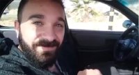 أول أردني يعبر لسورية - فيديو