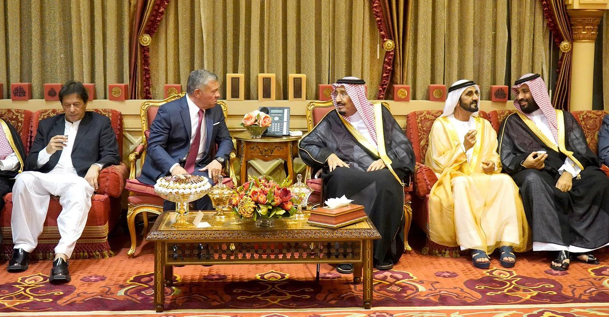 بالصور .. الملك يؤكد وقوف الأردن إلى جانب السعودية في مختلف الظروف