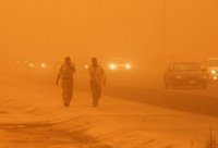 المفرق: تعليق دوام بعض المدارس بسبب الغبار الكثيف