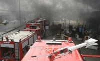 انفجار بمحطة وقود بجرش