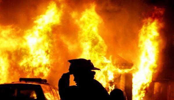 اصابة سيدة اثر حريق منزل في عجلون