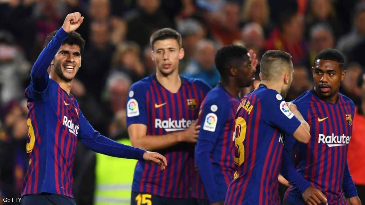 برشلونة يعود لصدارة الدوري الإسباني