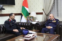 البزايعه يستقبل الملحق العسكري المصري