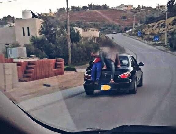 ضبط سيارة متهورة في جرش