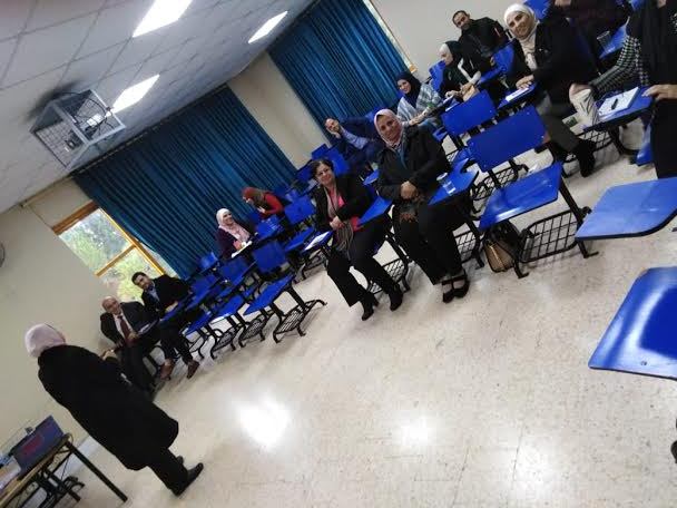ورشة عمل لأعضاء الهيئتين التدريسية والإدارية في الاهلية