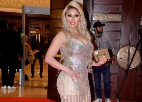 ملكة جمال الأردن بفستان رانيا يوسف