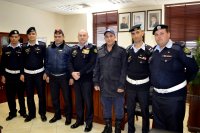 الامن يكرم طاقم احدى الدوريات الخارجية