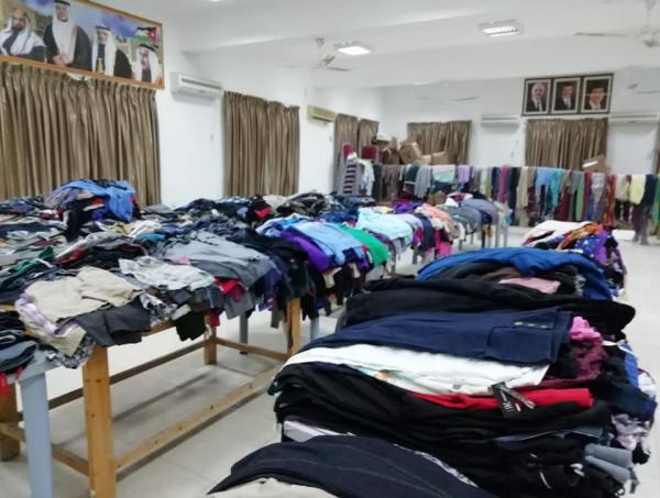 توزيع ملابس لـ 300 اسرة محتاجة بالاغوار
