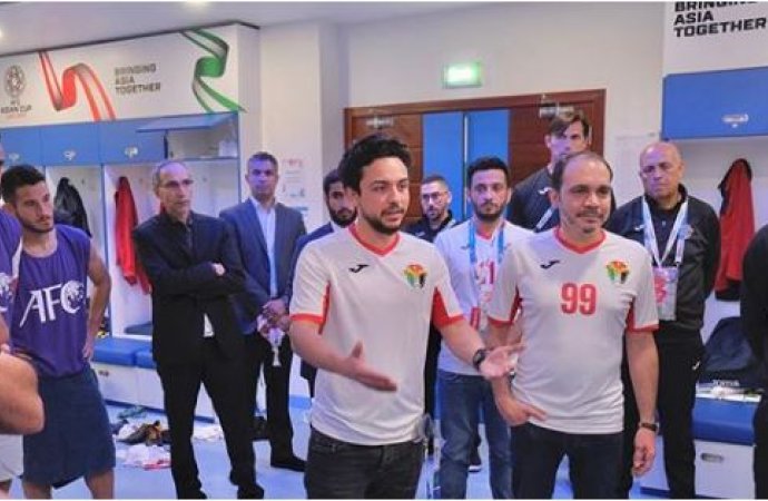ولي العهد لـ "النشامى": "رافعين راسنا والخير بالقادم"