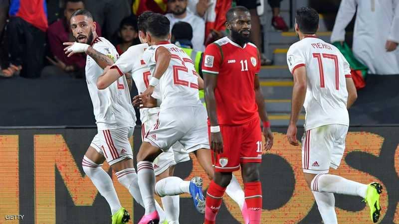 ثنائية إيرانية تخرج عُمان من كأس اسيا 