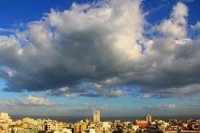 ارتفاع على درجات الحرارة واجواء مغبرة