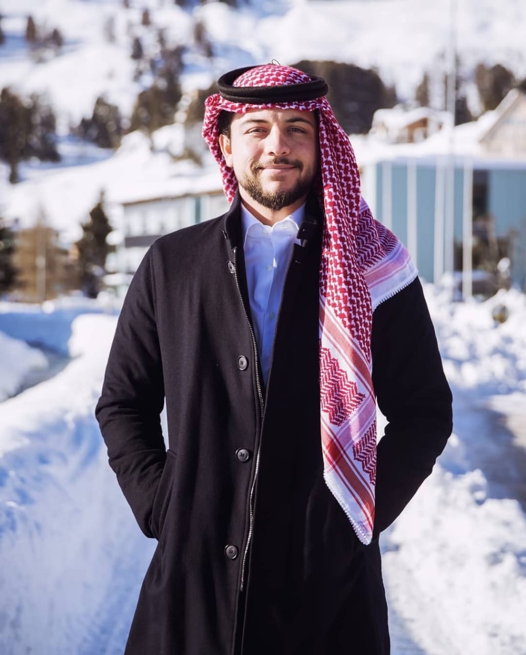 الامير الحسين في اعمال دافوس