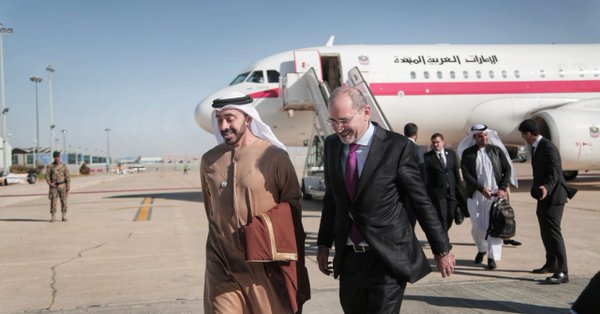 وصول وزراء خارجية الإمارات والسعودية والبحرين ومصر للأردن