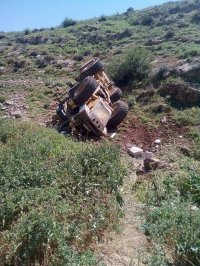 إصابة ستيني بتدهور جرافة في جرش
