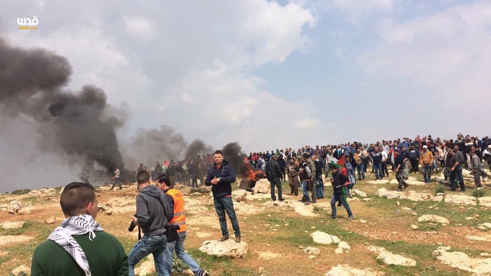 إصابات في مواجهات عنيفة بالمغير في رام الله