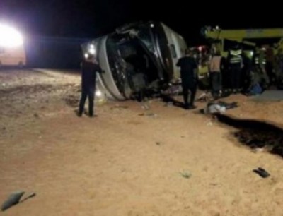 وفاة و6 إصابات اردنية بحادث حافلة المعتمرين