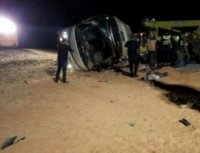 وفاة و6 إصابات اردنية بحادث حافلة المعتمرين