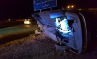 وفاة و4 إصابات بتدهور مركبة على أوتستراد الزرقاء 