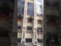 بالفيديو ..حريق في أبراج بمكة المكرمة