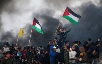 استشهاد طفل و إصابات متظاهرين شرقي قطاع غزة 