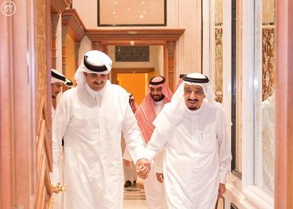 الملك سلمان إلى مصر والشيخ .. وقطر تقاطع