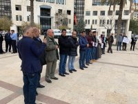 اعتصام امام "الامانة" للمطالبة بوقف العمل بنظام الابنية (صور)