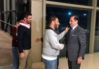 عودة الاردنيين المحتجزين في ايران(صور)